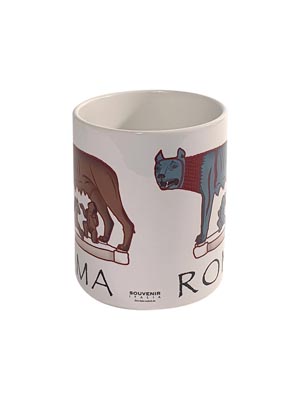 Mug ceramica Icona Lupa (art. 1082L13D00303)