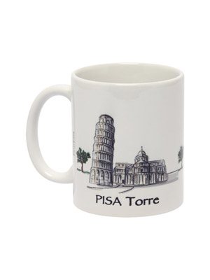 Mug ceramica Torre di Pisa Disegno (art. 1082L13D00601)