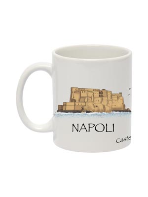 Mug ceramica Napoli Castel dell