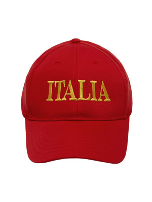 Cappellino Rosso Cotone Italia (art. 1116CRL26D001)