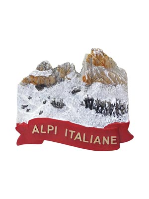 Magnete resina Alpi Italiane mm. 70X50 (art. 1134L24D00149)
