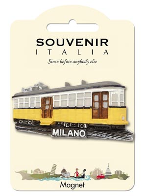 Magnete resina Tram Milano (art. 1134L24D00209)