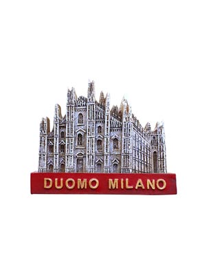 Magnete resina Duomo scontornato Milano (art. 1134L24D00213)