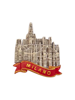 Magnete resina Duomo Milano Ribbon (art. 1134L24D00213R)