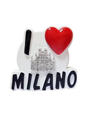 Magnete resina I Love Milano (art. 1134L24D00214)