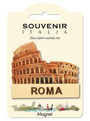 Magnete resina Colosseo scontornato Roma (art. 1134L24D00310)