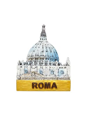 Magnete resina Cupola San Pietro Roma (art. 1134L24D00311)