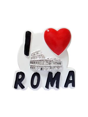 Magnete resina I Love Roma  (art. 1134L24D00317)