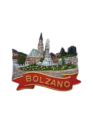 Magnete resina Bolzano Piazza  (art. 1134L24D01701)