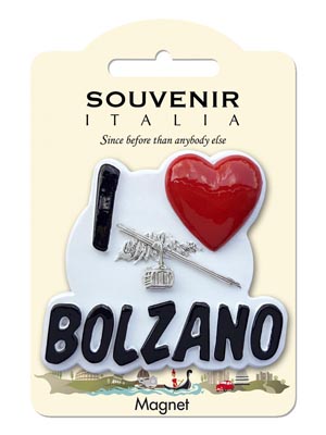 Magnete resina I Love Bolzano  (art. 1134L24D01703)