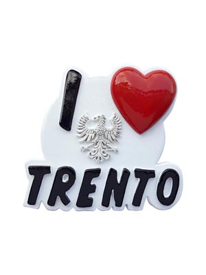 Magnete resina I Love Trento  (art. 1134L24D01803)