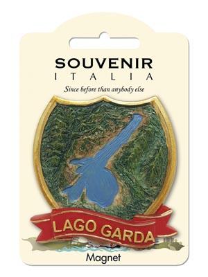 Magnete resina Stemma Lago di Garda (art. 1134L24D03202)