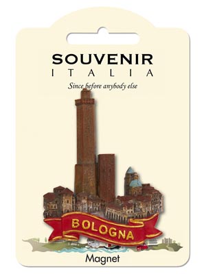 Magnete resina Bologna Torri Ribbon (art. 1134L24D04003)