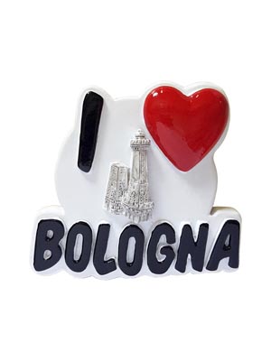 Magnete resina I Love Bologna  (art. 1134L24D04005)