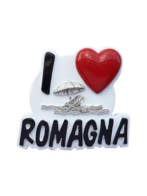 Magnete resina I Love Romagna  (art. 1134L24D04601)