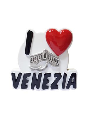 Magnete resina I Love Venezia mm. 70X50 (art. 1134L24D04708)