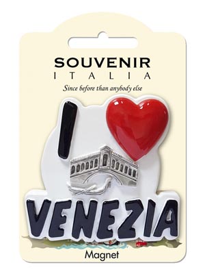 Magnete resina I Love Venezia mm. 70X50 (art. 1134L24D04708)