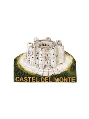 Magnete resina Castel del Monte Puglia  (art. 1134L24D05802)