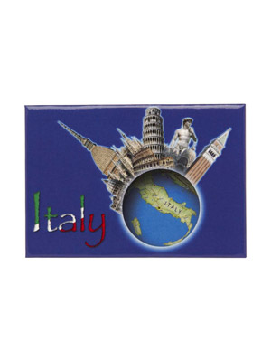Magnete flag Mondo Monumenti Italy (art. 1135L17D00107)