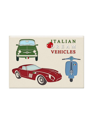 Magnete flag Italian Dream Vehicles (art. 1135L17D00109)