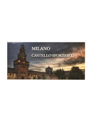 Magnete flag panoramico Castello Milano (art. 1138L17D00207)