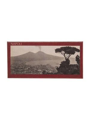 Magnete flag panoramico Veduta Vesuvio Napoli  (art. 1138L17D00701)