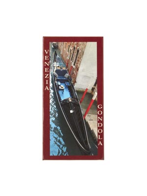 Magnete flag panoramico Gondola Venezia  (art. 1138L17D04702)