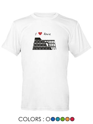 T-shirt bimbo Cotone Colosseo Roma  (art. 152CL16D003)