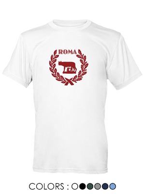 T-shirt unisex Cotone Lupa Roma (art. 153CL19D003)