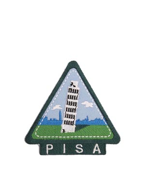 Toppa Ricamata Torre Pisa (art. PATD00601)