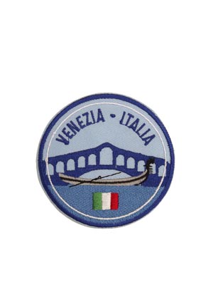 Toppa Ricamata Gondola Venezia (art. PATD04701)