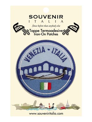 Toppa Ricamata Gondola Venezia (art. PATD04701)